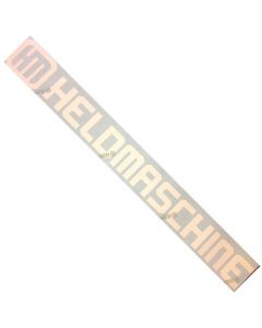 HELDMASCHINE - Logo - Heckscheibenaufkleber / Carsticker (Außen/Outside)