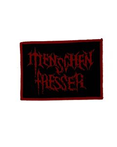 MENSCHFRESSER - Red Logo - Patch / Aufnäher
