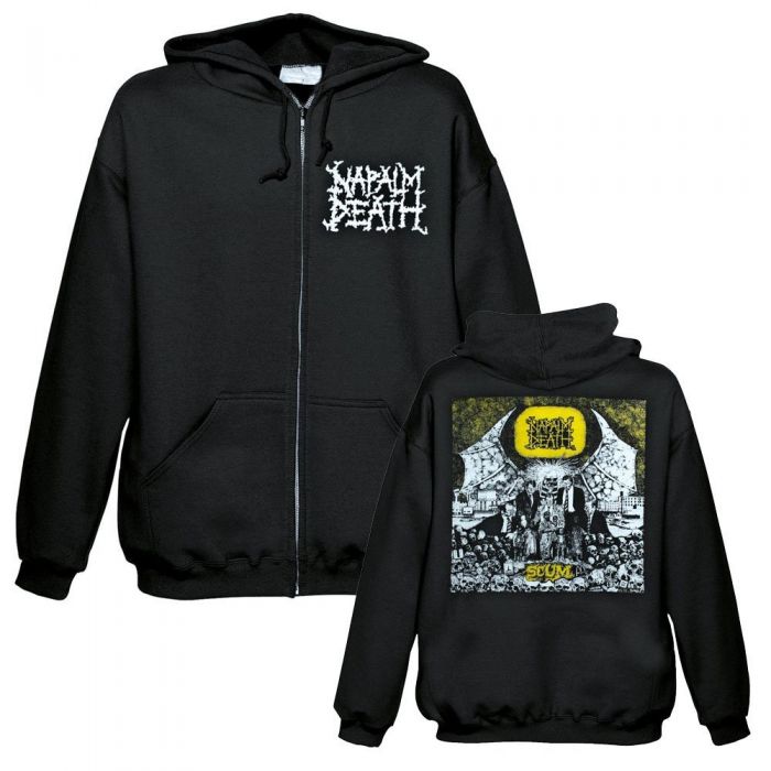 Napalm Death 2008 Zip store Up Hoodie L