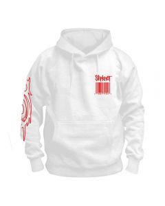 SLIPKNOT - Barcode - Wait and Bleed - White - Kapuzenpullover / Hoodie