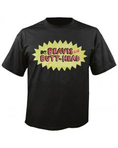 BEAVIS & BUTT-HEAD - Logo - Black - T-Shirt